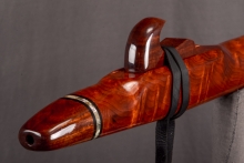 Redwood Burl Native American Flute, Minor, Low D-3, #L30F (0)